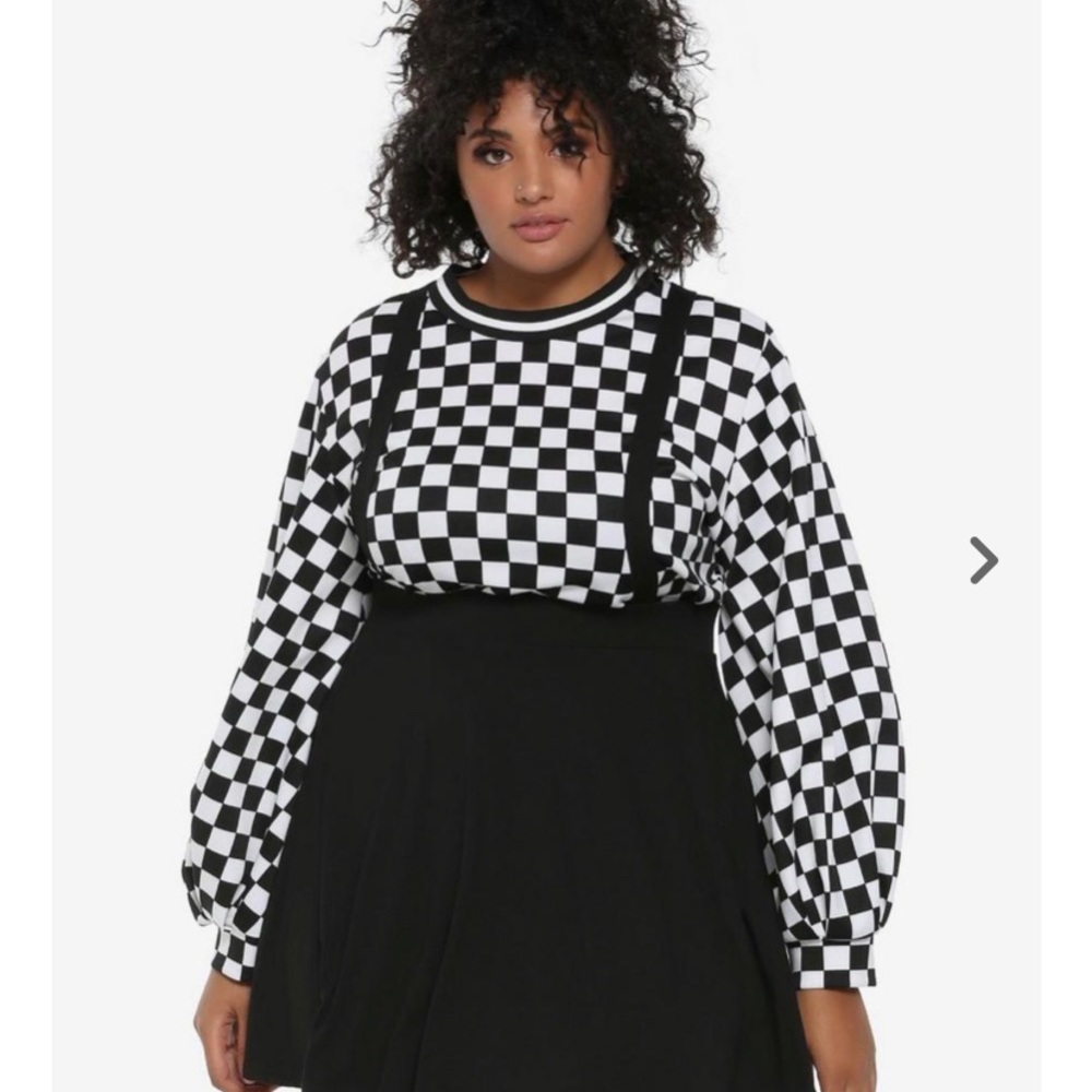 Hot Topic Suspender Skater Circle Skirt with pockets 🤩